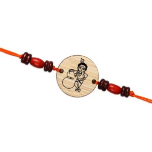 Krishna Rakhi made from Bamboo