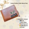 Men's Wallet with Metal Patti