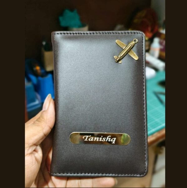 Premium Passport Cover with Metal Pati
