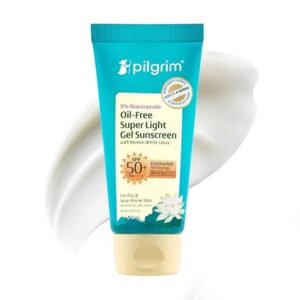 Pilgrim 5% Niacinamide Oil-Free Super Light Gel Sunscreen SPF 50 PA++++ 40ml