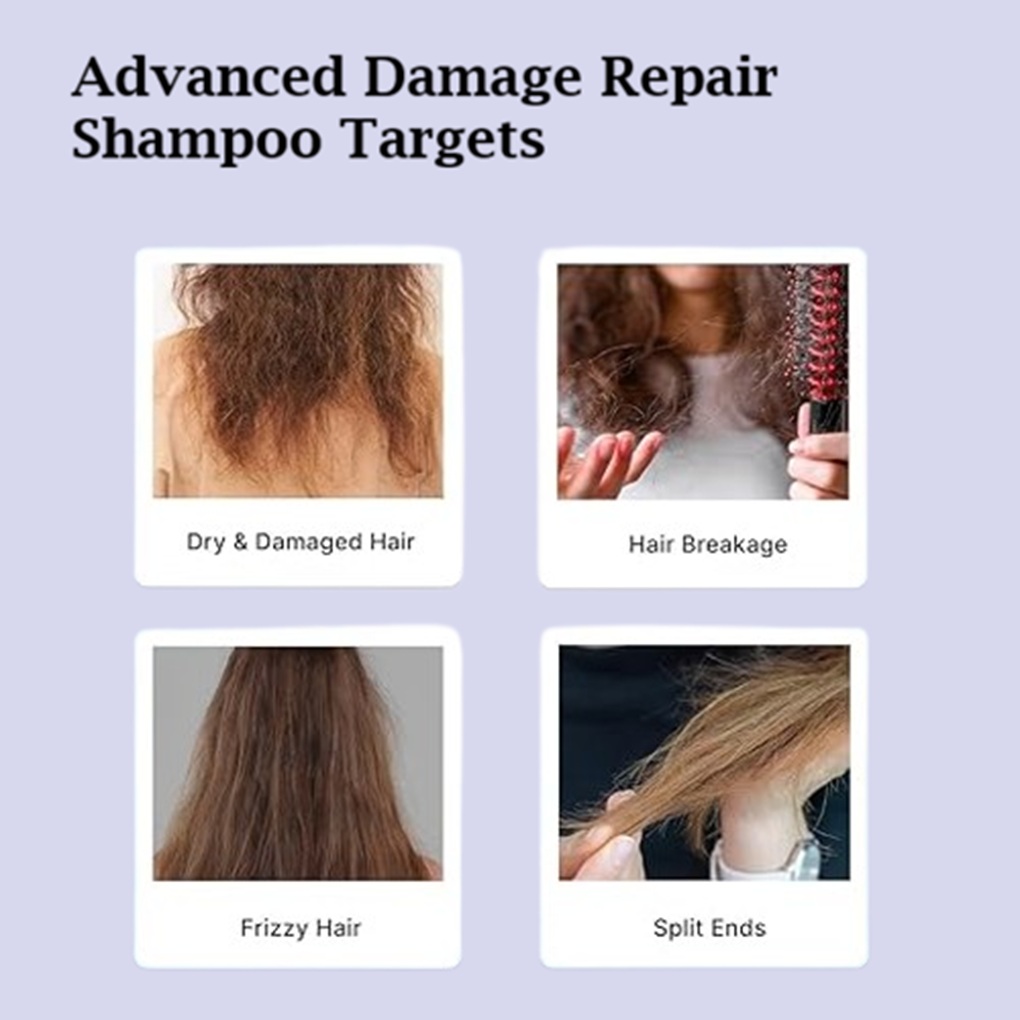 Pilgrim Advanced Damage Repair Hair Shampoo Targets
