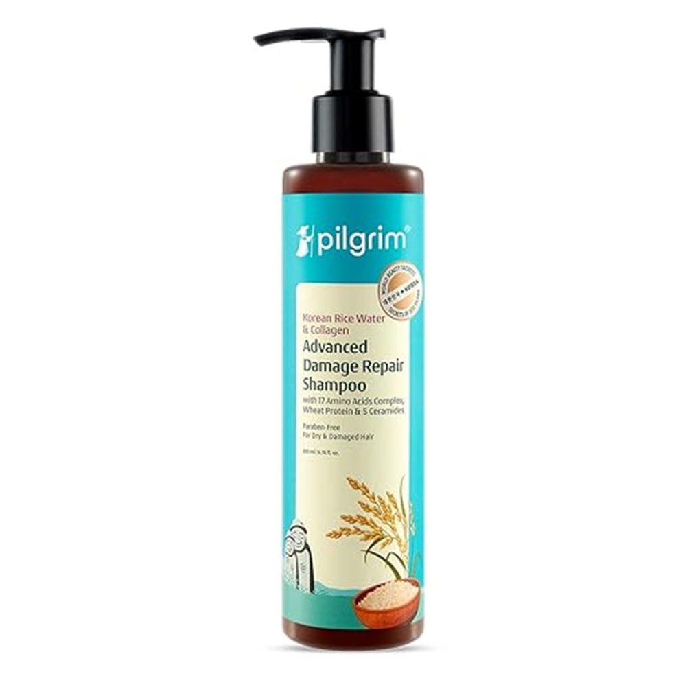 Pilgrim Korean Rice Water & Collagen Advanced Damage Repair Shampoo 200ml