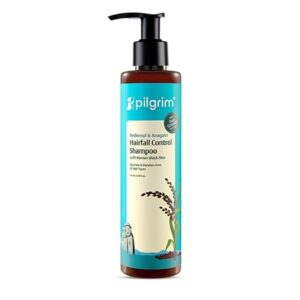 Pilgrim Redensyl & Anagain Hairfall Control Shampoo with Korean Black Rice 200ml