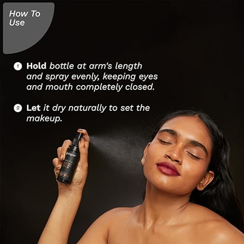 How to Use - Pilgrim Makeup Setting Spray