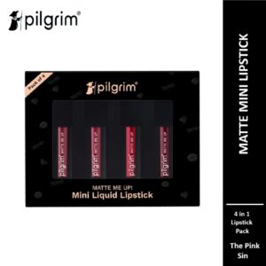Pilgrim Liquid Lipstick The Pink Sin - 4 Units