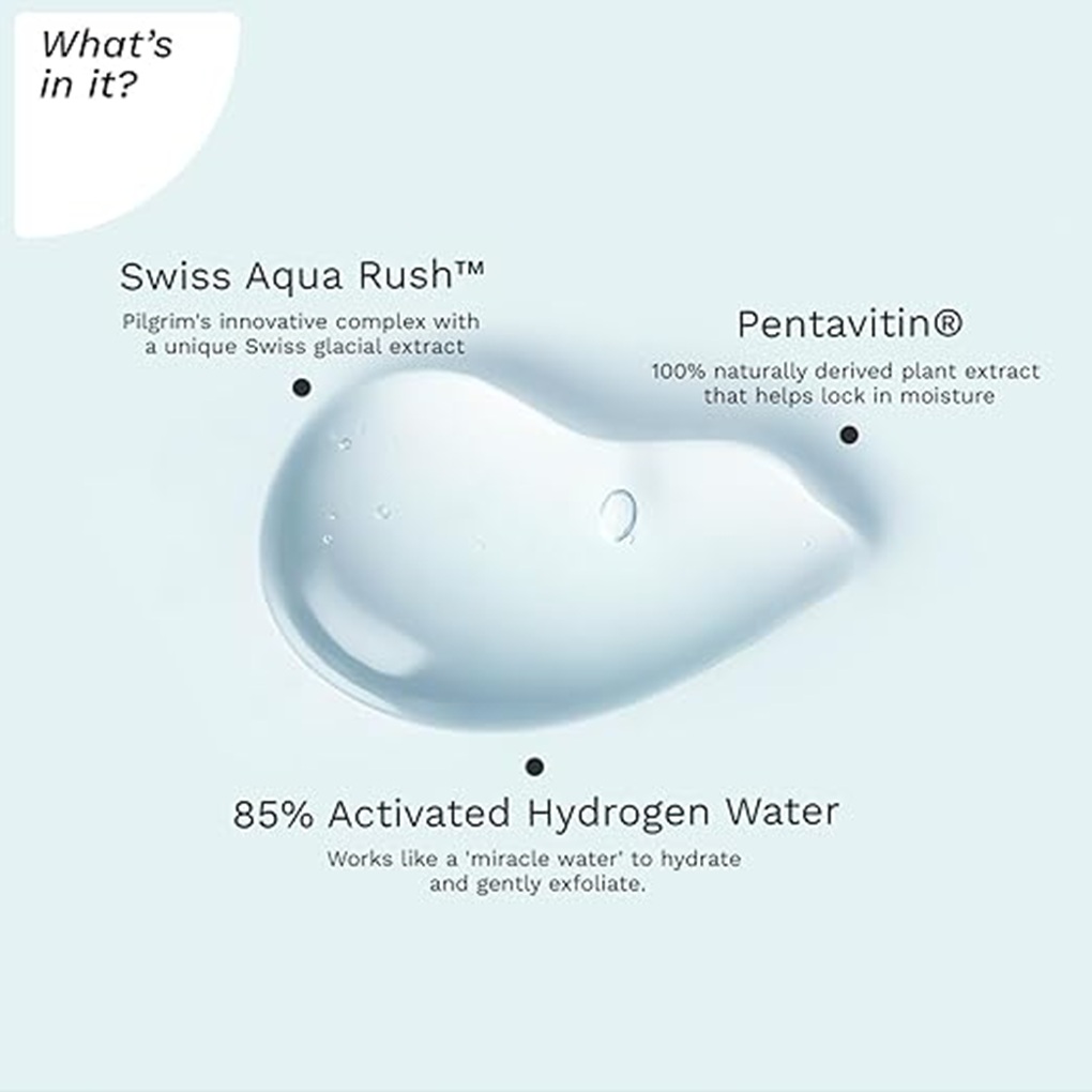 Pilgrim Swiss Aqua Rush™ Peeling Gel - Main Ingredients