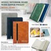 Office Notebook Diary with Zipper Pocket - Model H1001