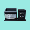 Pen Holder with Clock (Silver Base)