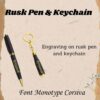 Rusk Pen & Keychain
