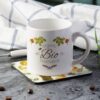 White Ceramic Tea Mug 6Oz