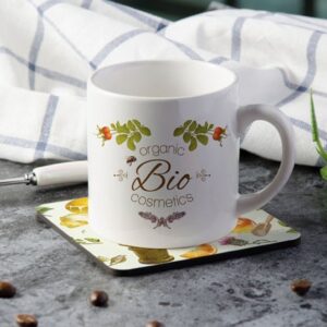 White Ceramic Tea Mug 6Oz